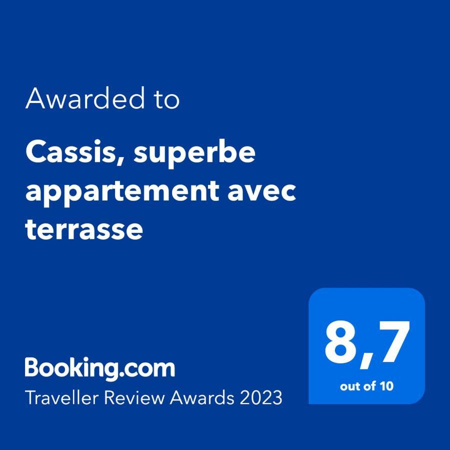 Cassis, Superbe Appartement Avec Terrasse Luaran gambar